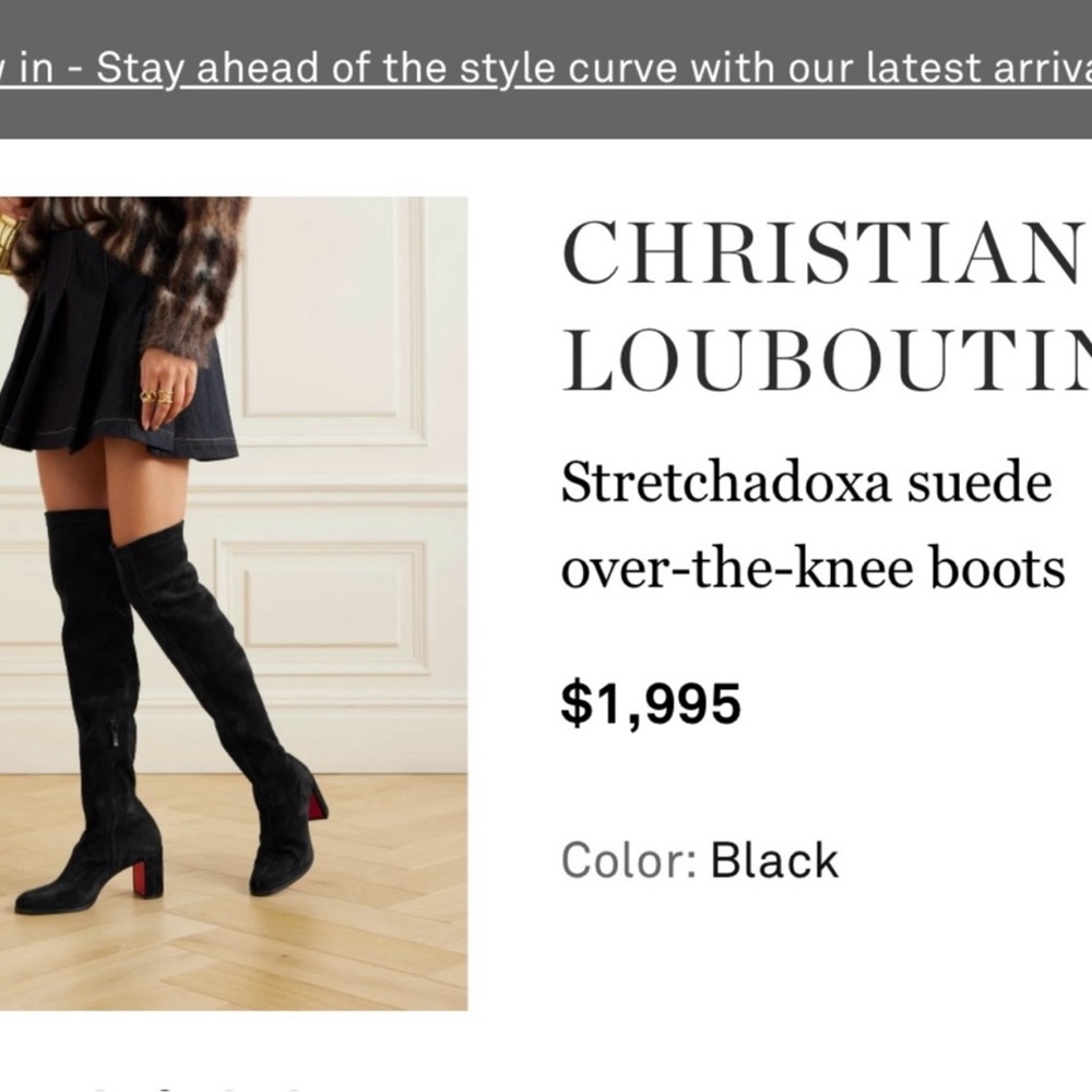 CHRISTIAN LOUBOUTIN ‘Stretchadoxa’ boots